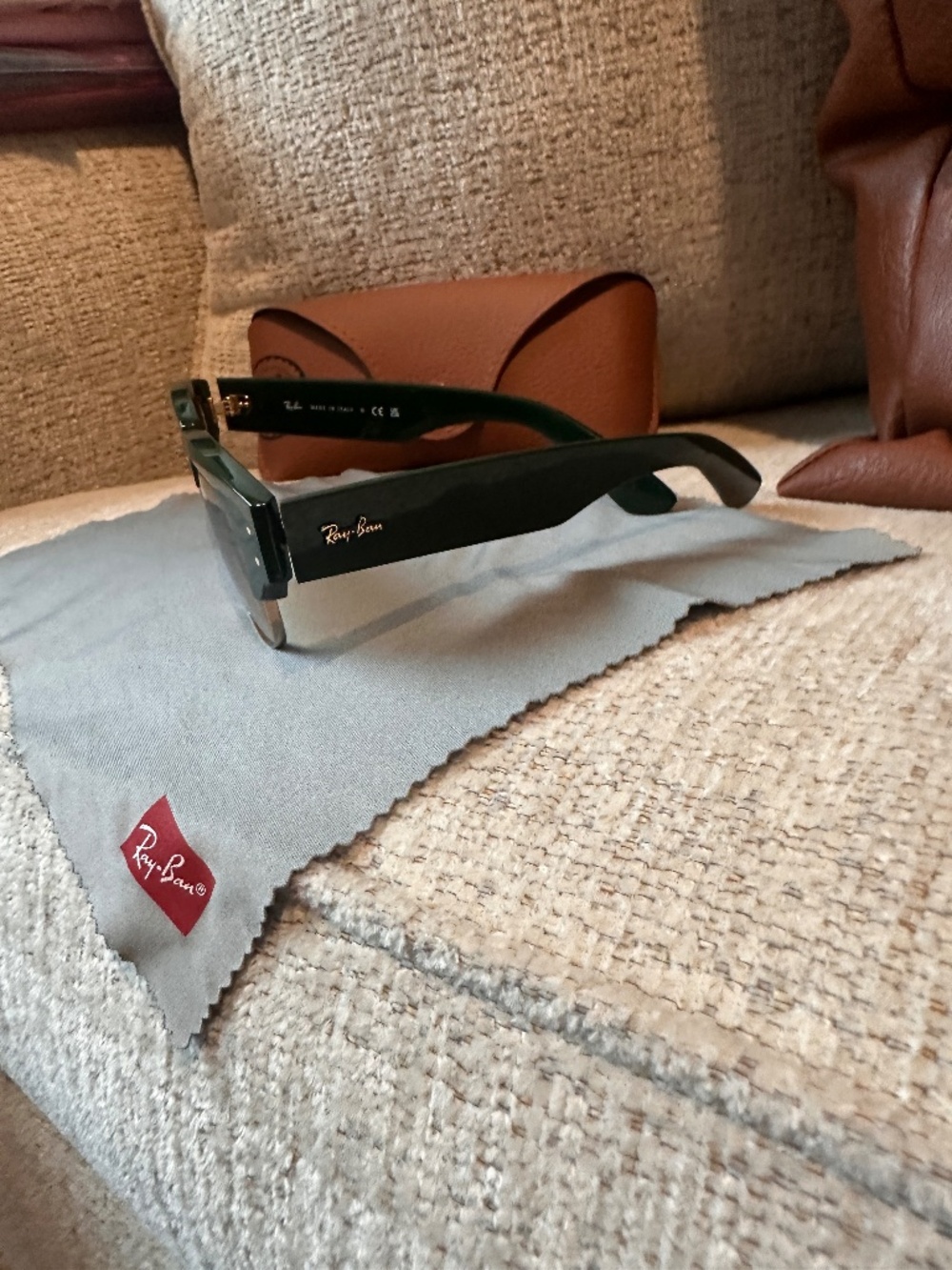 Ray-Ban RB0316S Mega Clubmaster Green Sunglasses - Picture 3 of 6